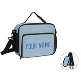 Custom Light Blue Sky Blue Lunch Bag