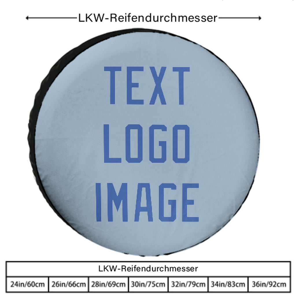 Custom Light Blue Sky Blue Truck Tires