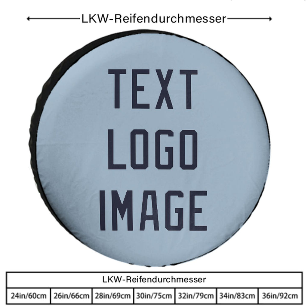 Custom Light Blue Navy Truck Tires