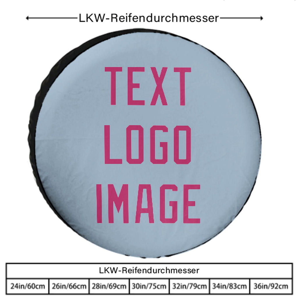 Custom Light Blue Pink Truck Tires