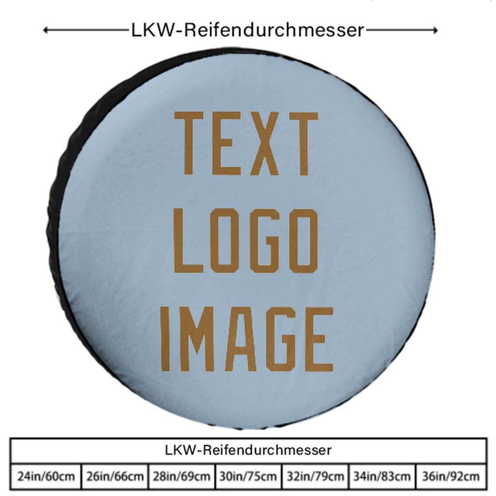 Custom Light Blue Khaki Truck Tires