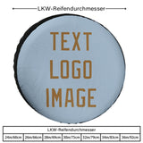 Custom Light Blue Khaki Truck Tires