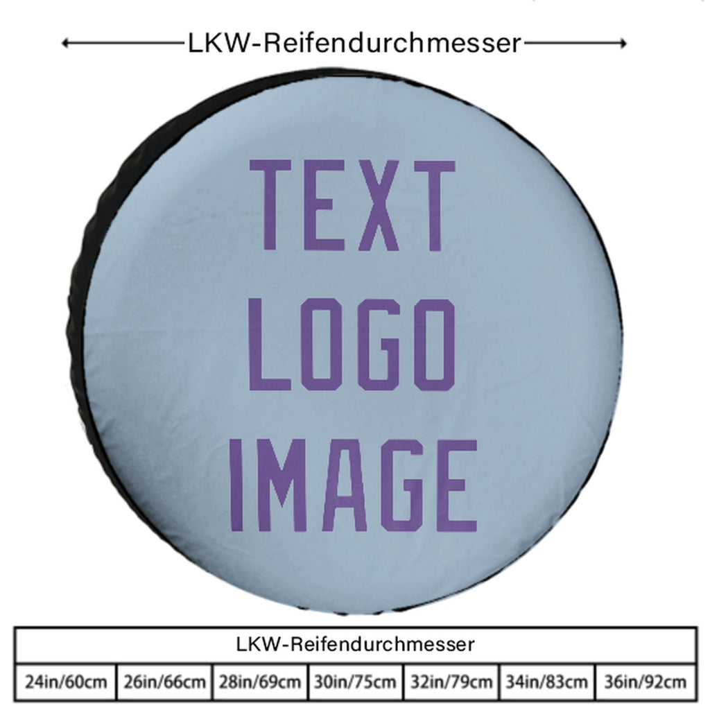 Custom Light Blue Light Purple Truck Tires