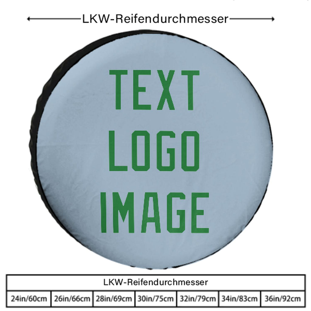 Custom Light Blue Emerald Green Truck Tires