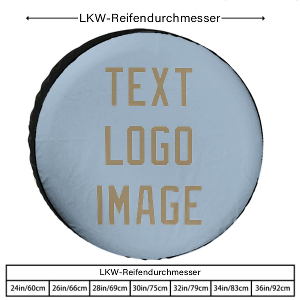 Custom Light Blue Light Khaki Truck Tires