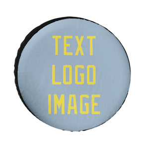 Custom Light Blue Light Yellow Truck Tires