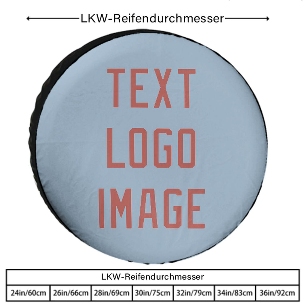 Custom Light Blue Copper Rose Truck Tires