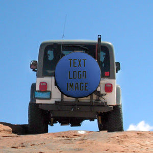 Custom Sky Blue Olive Truck Tires