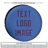 Custom Sky Blue Purple Truck Tires