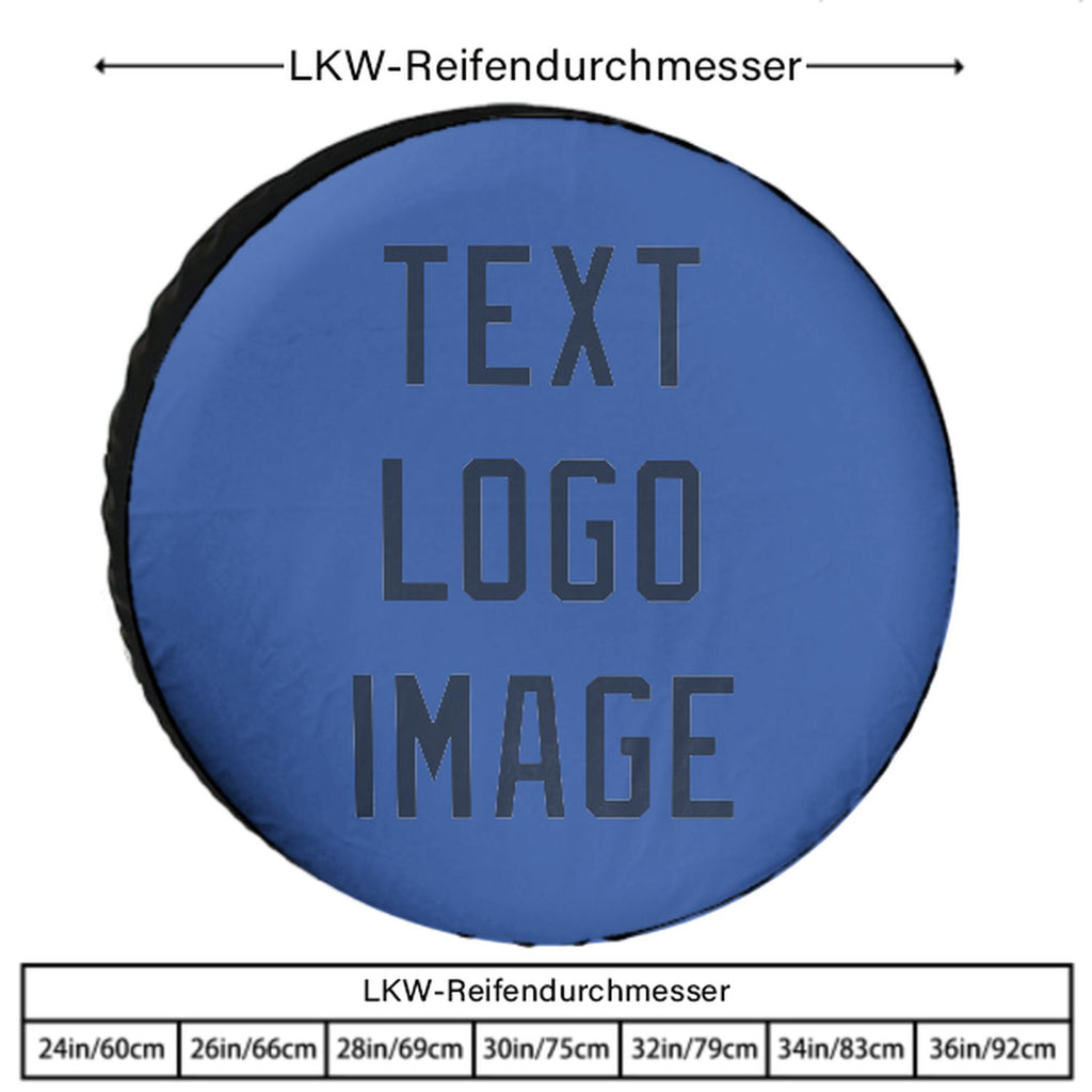 Custom Sky Blue Blue Truck Tires