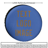 Custom Sky Blue Khaki Truck Tires