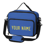 Custom Sky Blue Light Yellow Lunch Bag