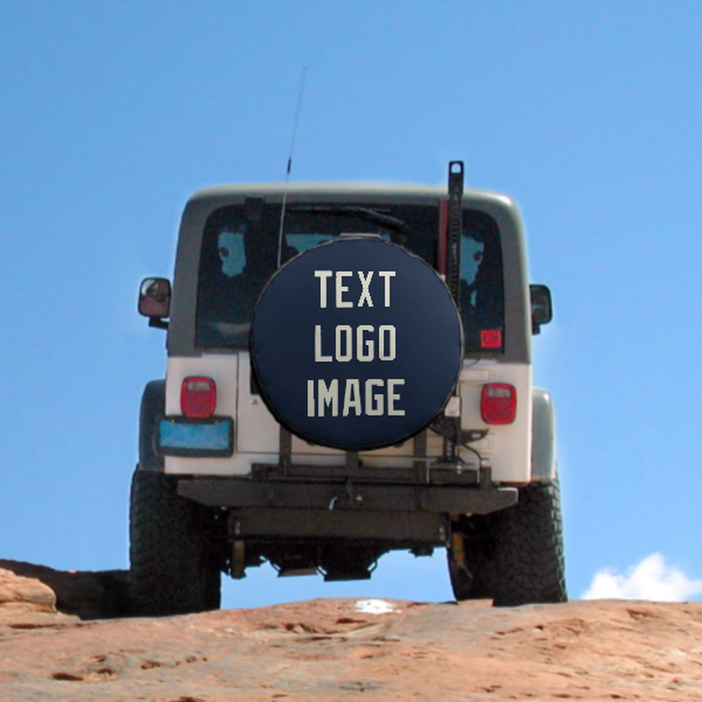 Custom Blue Cream Truck Tires