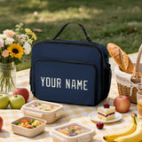 Custom Blue Cream Lunch Bag