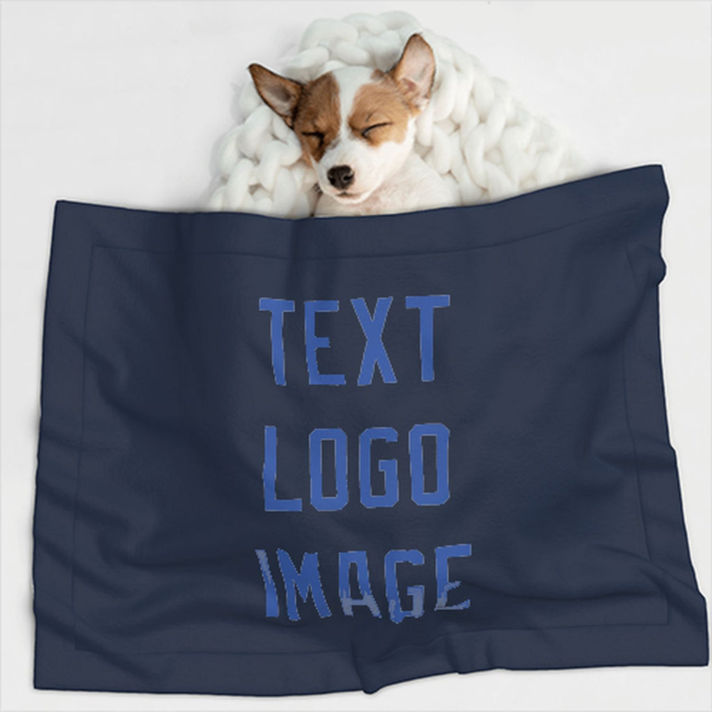 Custom Blue Sky Blue Pet Blanket