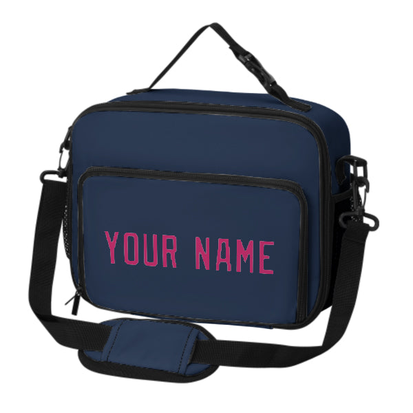 Custom Blue Pink Lunch Bag