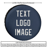 Custom Blue White Truck Tires