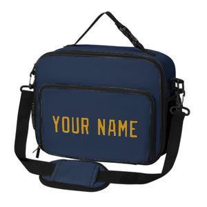 Custom Blue Yellow Lunch Bag