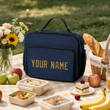 Custom Blue Yellow Lunch Bag