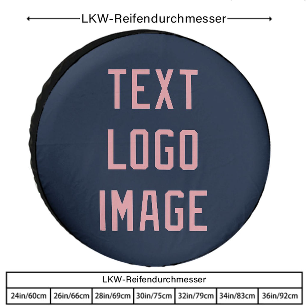 Custom Blue Light Pink Truck Tires