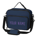 Custom Blue Light Purple Lunch Bag