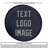 Custom Navy Gray Truck Tires