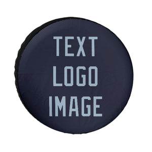 Custom Navy Light Blue Truck Tires