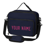 Custom Navy Pink Lunch Bag