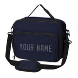 Custom Navy Dark Grey Lunch Bag