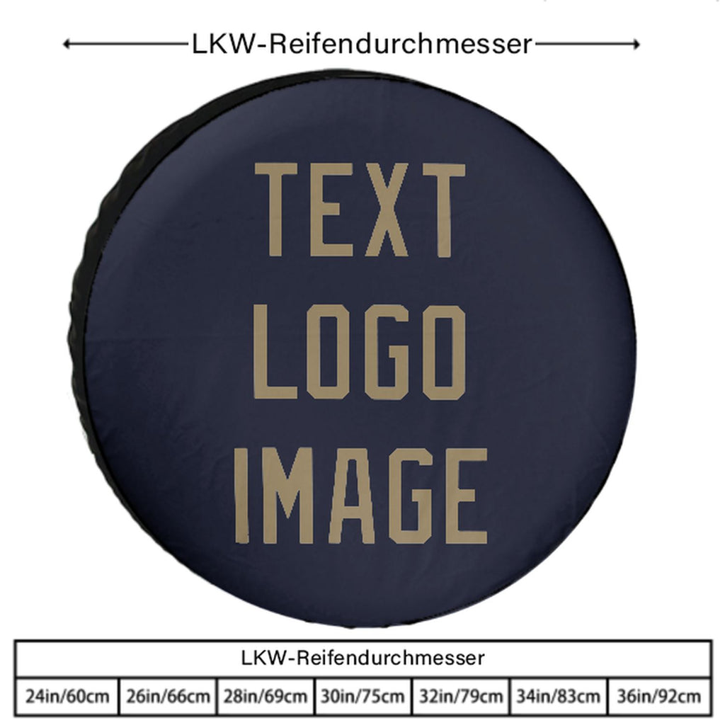 Custom Navy Light Khaki Truck Tires