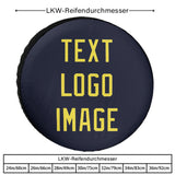 Custom Navy Light Yellow Truck Tires