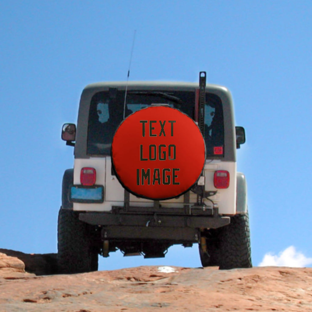 Custom Orange Red Olive Truck Tires