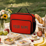 Custom Orange Red Green Lunch Bag