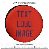 Custom Orange Red Purple Truck Tires