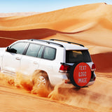 Custom Orange Red Light Blue Truck Tires