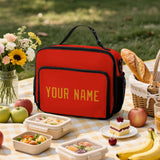 Custom Orange Red Yellow Lunch Bag