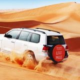 Custom Orange Red Light Pink Truck Tires