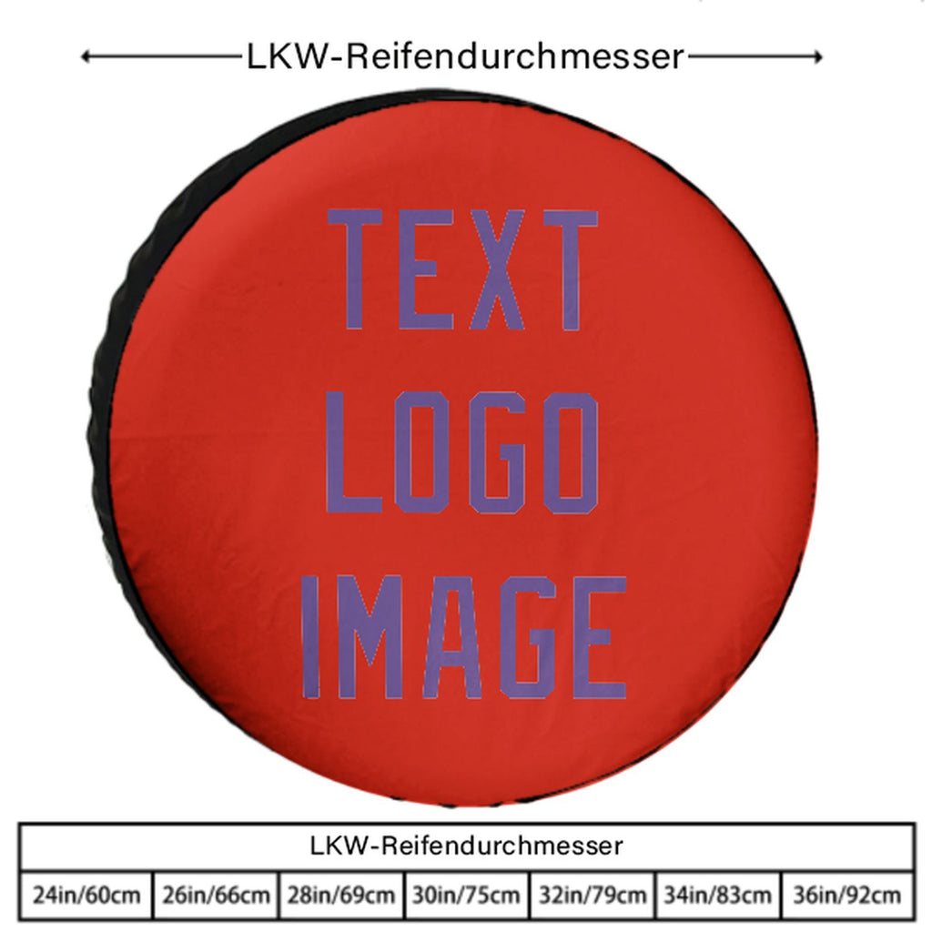 Custom Orange Red Light Purple Truck Tires