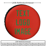 Custom Orange Red Emerald Green Truck Tires