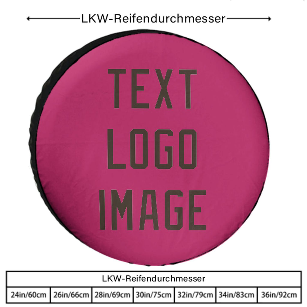 Custom Pink Brown Truck Tires