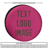 Custom Pink Brown Truck Tires