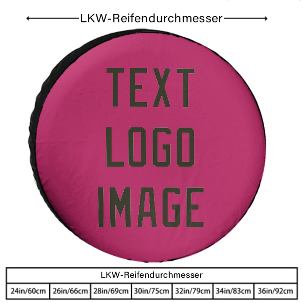 Custom Pink Olive Truck Tires