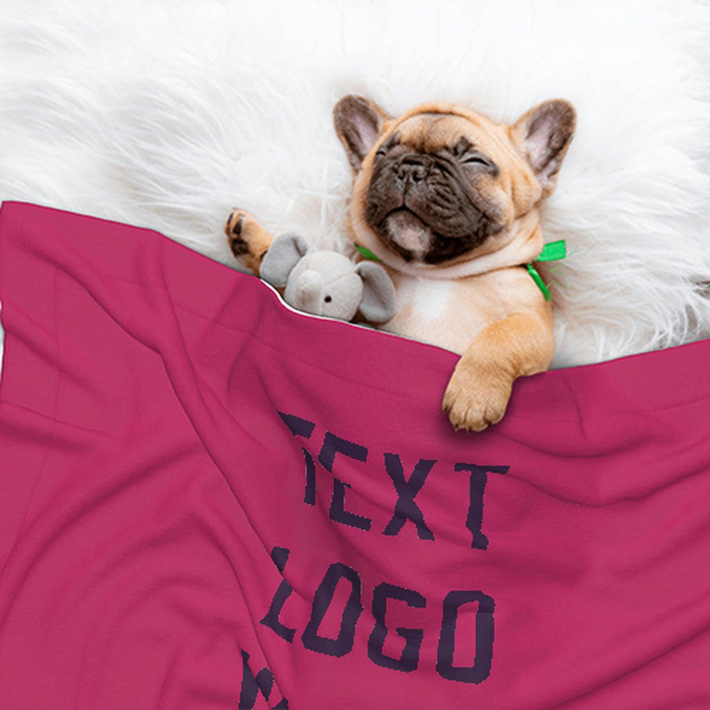 Custom Pink Purple Pet Blanket