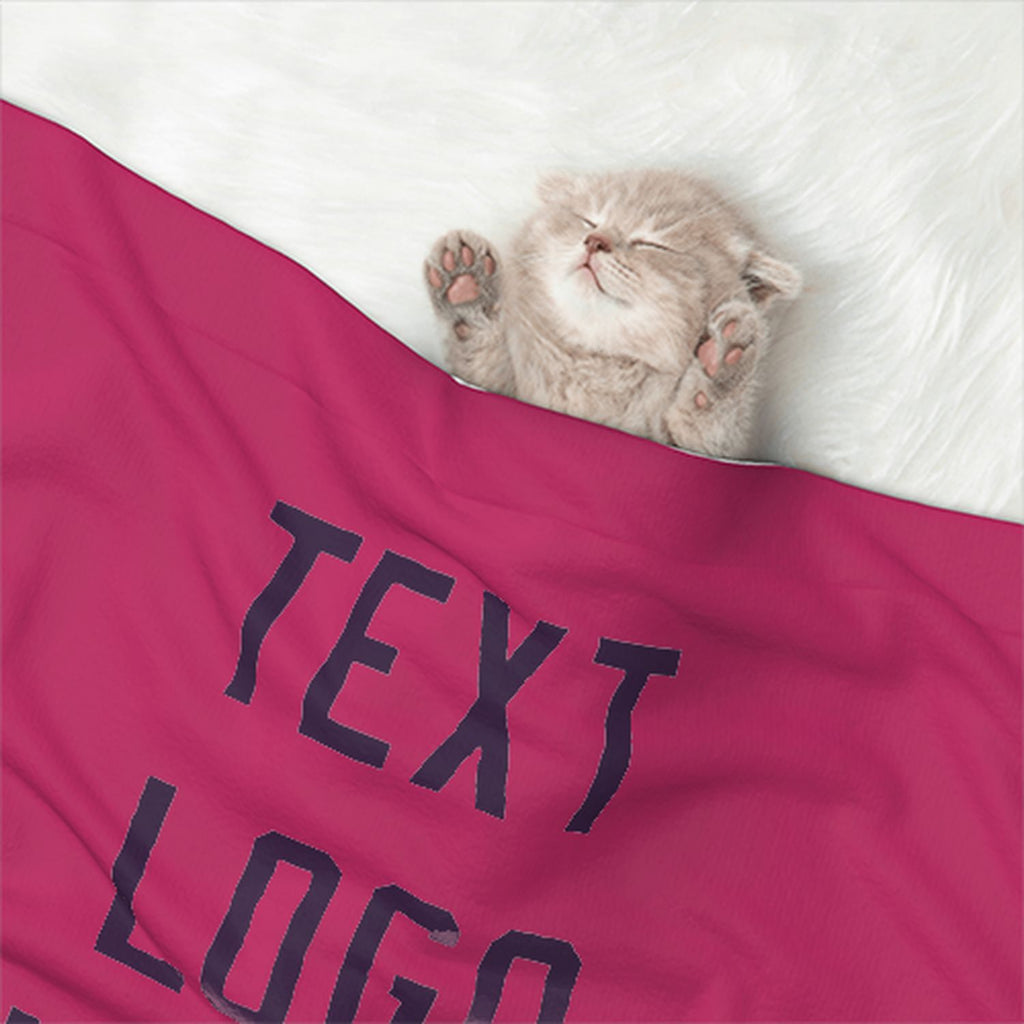 Custom Pink Purple Pet Blanket
