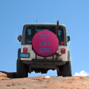 Custom Pink Sky Blue Truck Tires