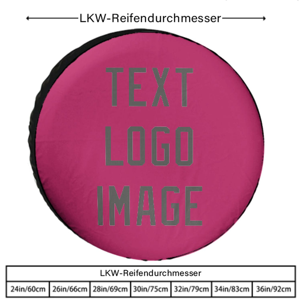 Custom Pink Dark Grey Truck Tires