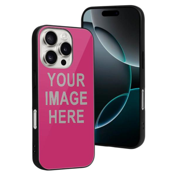 Custom Pink Gray Phone Case