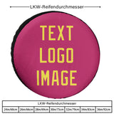 Custom Pink Light Yellow Truck Tires