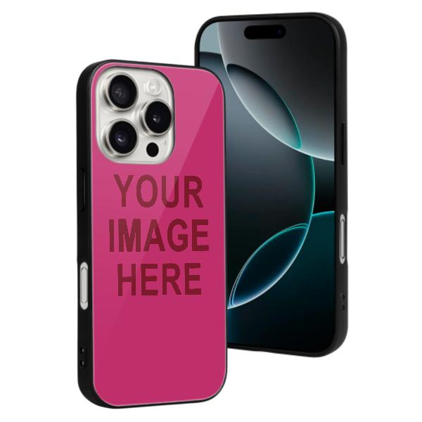 Custom Pink Crimson Red Phone Case