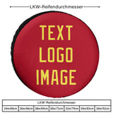 Custom Red Light Yellow Truck Tires